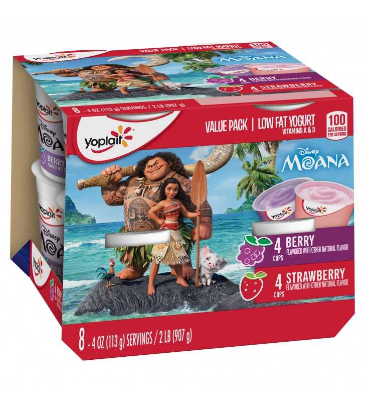 Yoplait Kids Yogurt Disney Princess Berry/Strawberry Value Pack 8 Ct