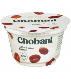 Chobani® Whole Milk Greek Yogurt, Coffee & Cream Blended 5.3oz