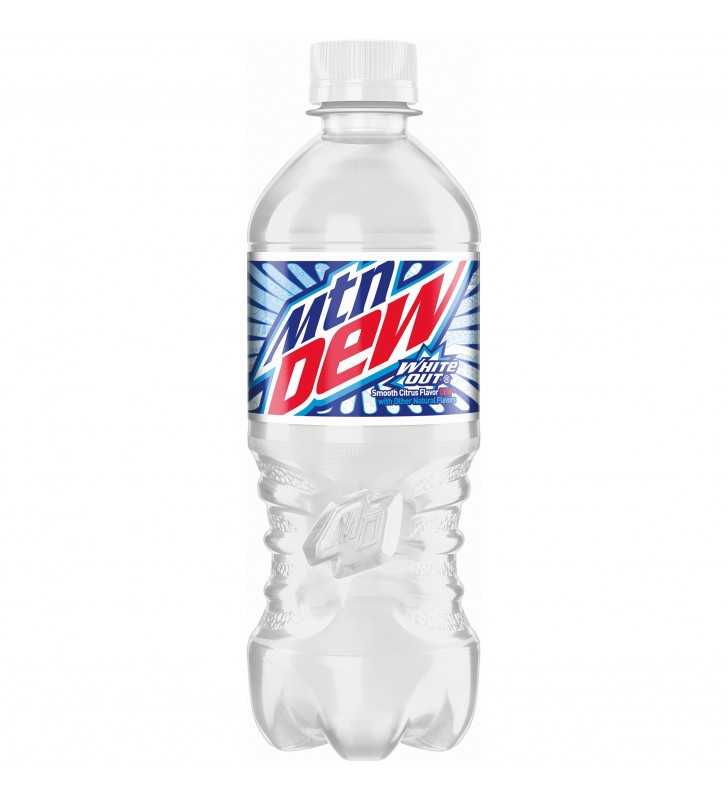 Mtn Dew White Out Smooth Citrus Dew 20 fl. oz. Bottle