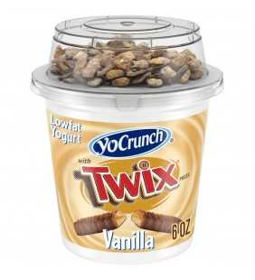 YoCrunch Lowfat Vanilla with Twix Yogurt, 6 Oz.