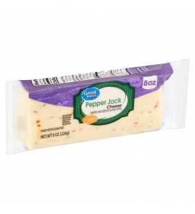 Great Value Pepper Jack Cheese, 8 oz