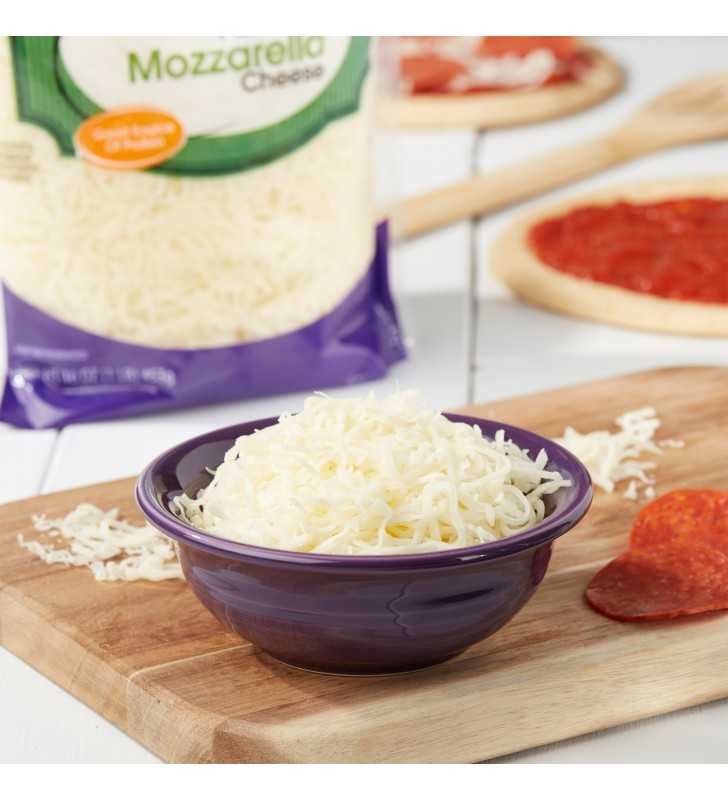 Great Value Finely Shredded Low-Moisture Part-Skim Mozzarella Cheese, 16 oz