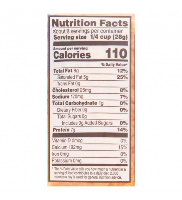 Extra Sharp Cheddar Cheese Nutrition Facts Eat This Much Hot Sex Picture 