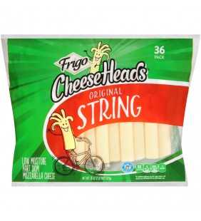 Frigo Cheese Heads Mozzarella String Cheese, 36 Oz., 36 Count