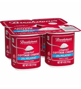 Breakstone's Small Curd 2% Milkfat Lowfat Cottage Cheese, 4 ct - 16.0 oz Blister Pack