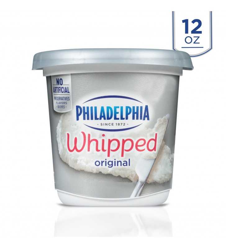 Philadelphia Plain Whipped Cream Cheese, 12 Ounce Container -- 12