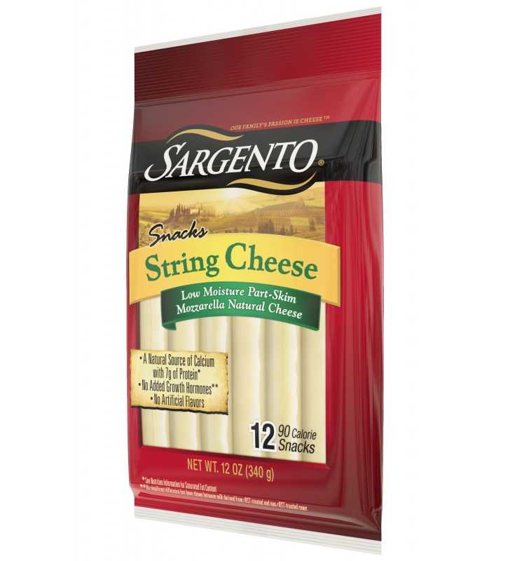 Sargento® Natural String Cheese Snacks, 12-Count