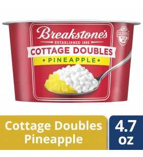 Breakstone's Cottage Doubles Pineapple Cottage Cheese, 4.7 oz Cup