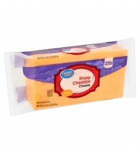 Great Value Sharp Cheddar Cheese, 32 oz
