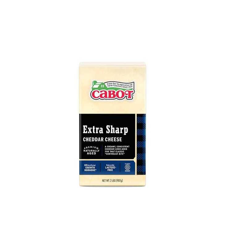 Cabot Extra Sharp Cheddar Cheese, 2 lbs