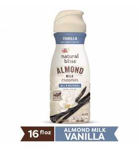 COFFEE MATE NATURAL BLISS Almond Milk Vanilla All-Natural Liquid Coffee Creamer 16 Fl. Oz. Bottle Non-Dairy Creamer