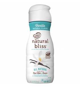 COFFEE MATE NATURAL BLISS Vanilla All-Natural Liquid Coffee Creamer, 16 fl. oz. Bottle | Dairy Creamer 16 fl oz.