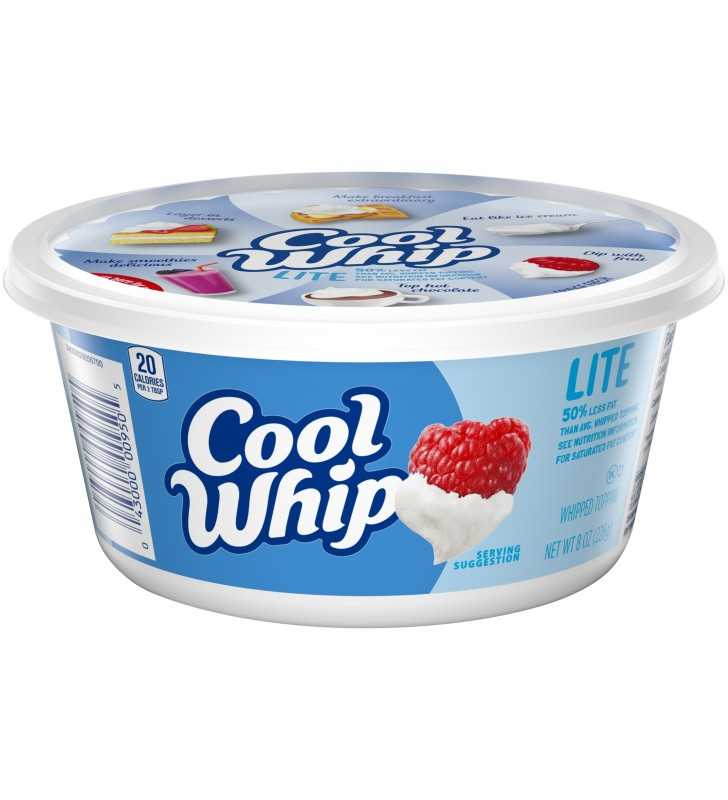 Cool Whip Lite Whipped Topping, 8 oz Tub