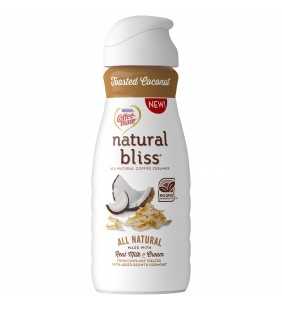COFFEE MATE NATURAL BLISS Toasted Coconut All Natural Liquid Coffee Creamer 16 fl. oz. Bottle