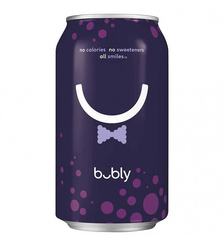 bubly Blackberry Sparkling Water, 12 oz Cans, 8 count