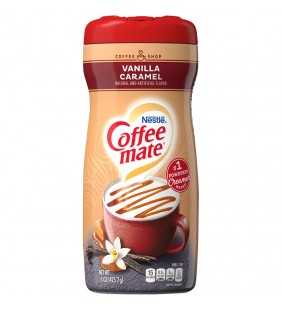 COFFEE MATE Vanilla Caramel Powder Coffee Creamer 15 Oz. Canister Non-Dairy Lactose-Free Gluten-Free Creamer