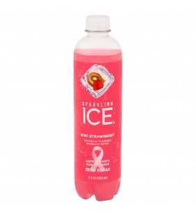 Sparkling Ice Kiwi Strawberry Sparkling Water, 17 fl oz