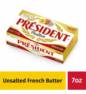 President Unsalted Butter, 7 Oz.