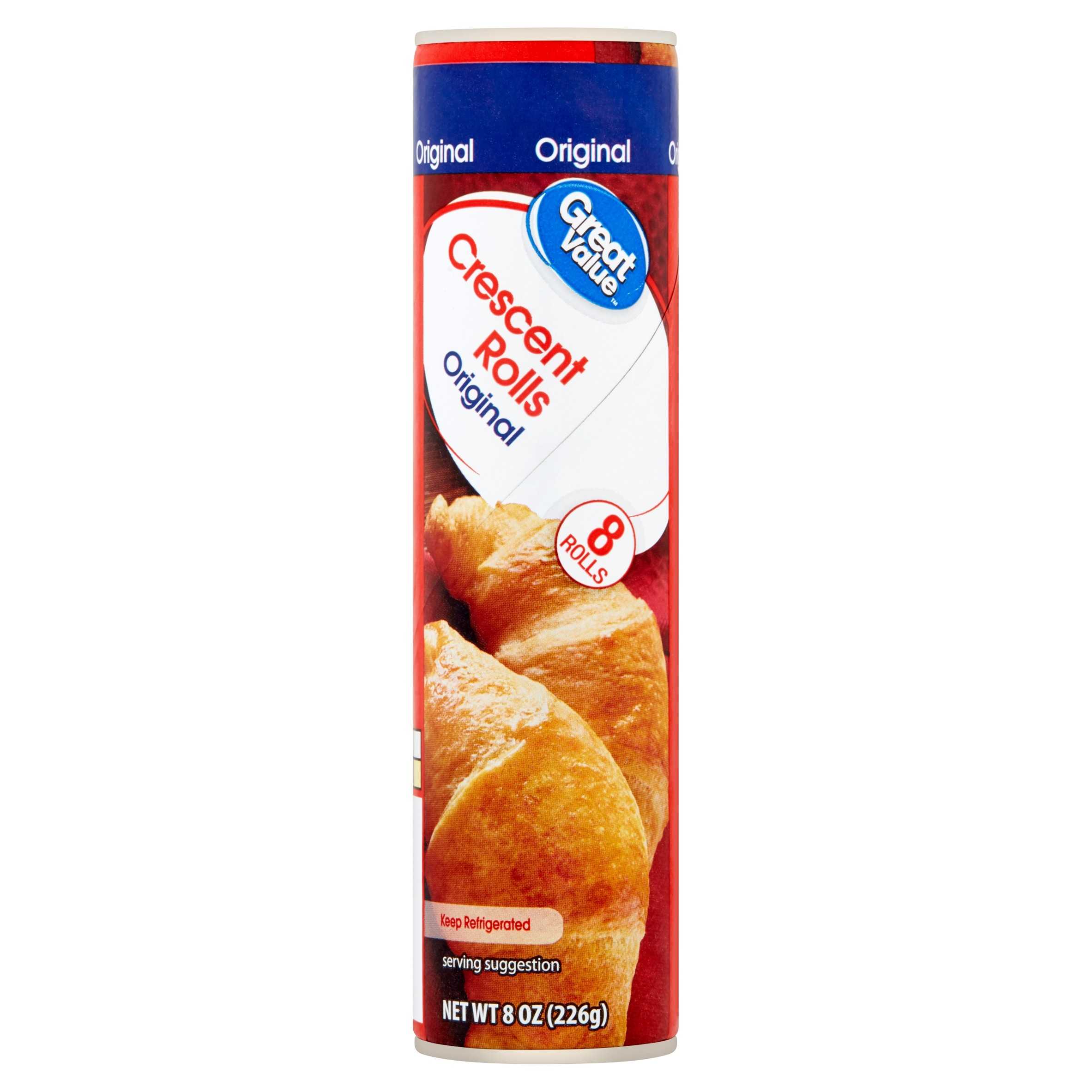 Pillsbury Original Crescent Rolls Refrigerated Canned Pastry Dough, 2 pk /  8 oz - Foods Co.