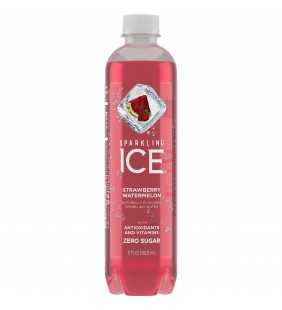 Sparkling Ice® Naturally Flavored Sparkling Water, Strawberry Watermelon 17 Fl Oz