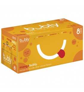 bubly Sparkling Water, Mango 12 oz Cans, 8 Count