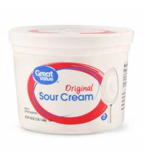 Great Value, All Natural Sour Cream, 48 Oz.