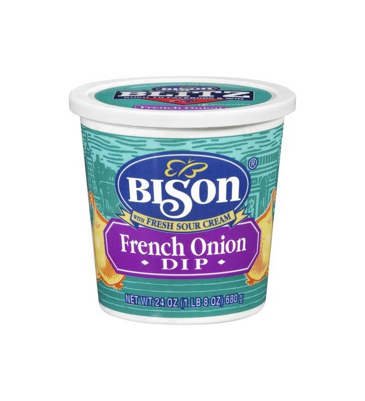 Bison Blitz Fresh Sour Cream French Onion Dip, 24 Oz.