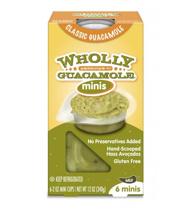 Wholly Guacamole Classic Guacamole Mini Cup, 2 oz, 20 ct