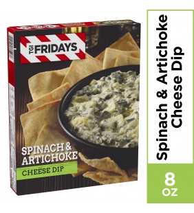 TGI Fridays Spinach & Artichoke Cheese Dip, Frozen Appetizer, 8 oz Box