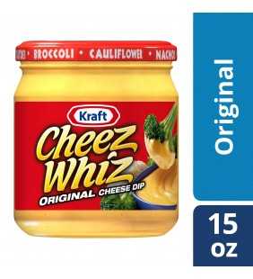 Kraft Cheez Whiz Original Cheese Dip, 15 oz Jar