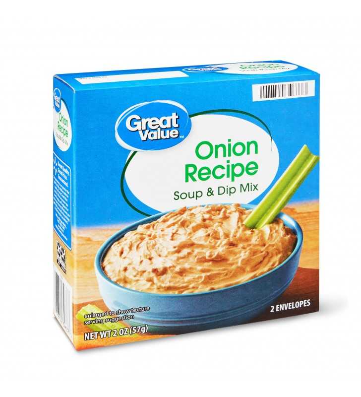 Great Value Onion Recipe Soup & Dip Mix, 2 oz