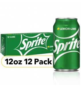 Sprite Lemon Lime Soda Soft Drinks, 12 fl oz, 12 Pack