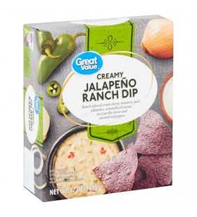 Great Value Creamy Jalapeno Ranch Dip, 12 oz