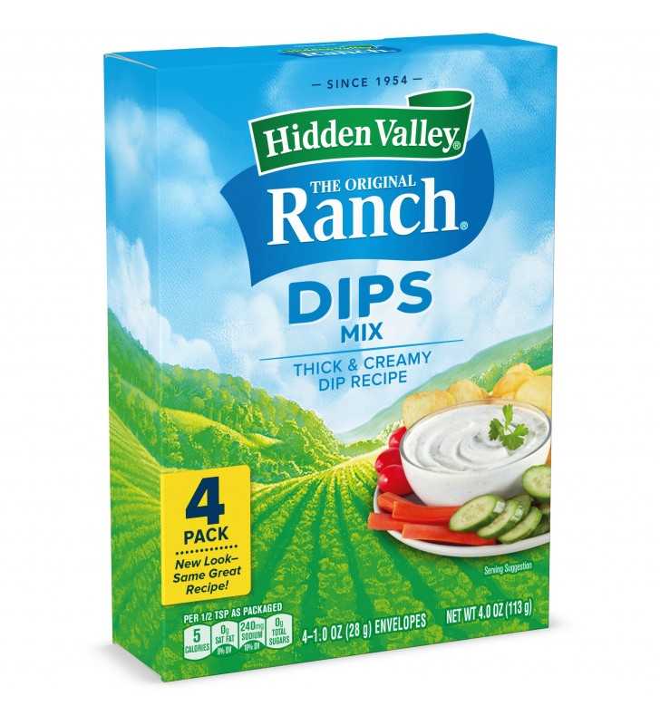 Hidden Valley Dips Ranch Packets, 2 ct / 1 oz - Fry's Food Stores