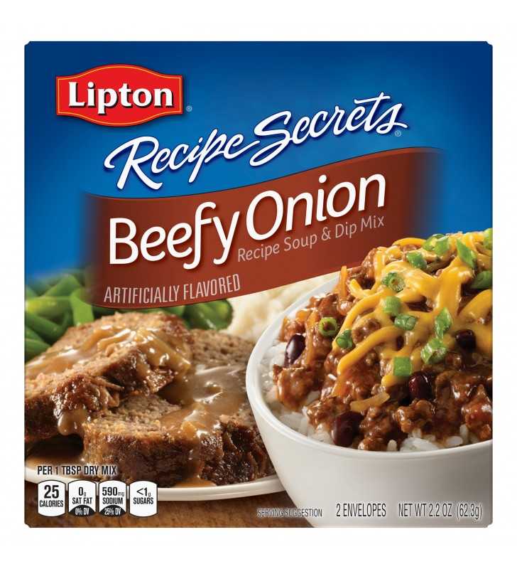  Lipton Recipe Secrets Soup and Dip Mix, Onion Flavor, 2 oz 6  Count : Onion Dips : Grocery & Gourmet Food