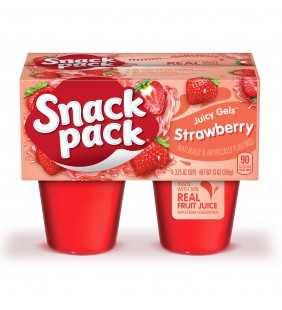 Snack Pack Strawberry Juicy Gels, 4 Count