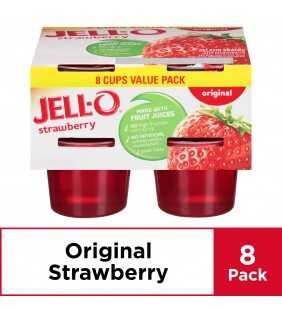 Jell-O Ready to Eat Strawberry Gelatin, 8 ct - 27.0 oz Package