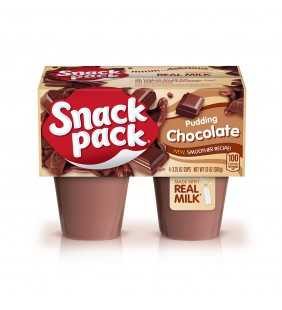 Snack Pack Chocolate Pudding Cups 4 Count
