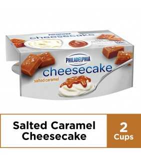 Philadelphia Salted Caramel Cheesecake Cups, 2 ct - 3.25 oz Cups