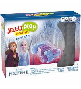 JELL-O Play Frozen 2 Magical Adventure Sugar Free Build + Eat Kit, 0.6 oz Box