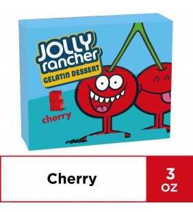Jolly Rancher Sour Cherry Gelatin Dessert, 3 oz Box