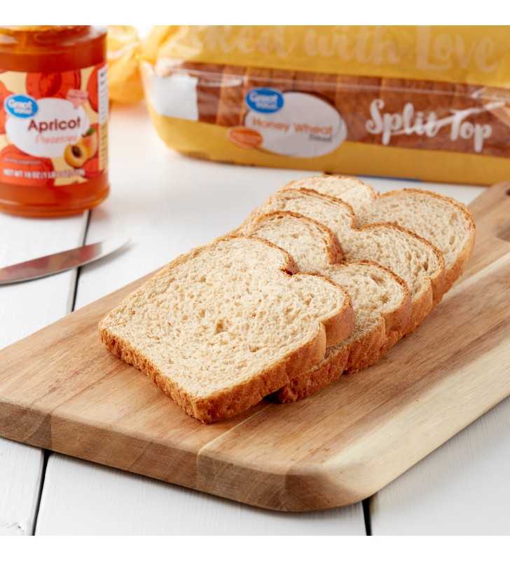 Great Value Honey Wheat Bread, 20 oz