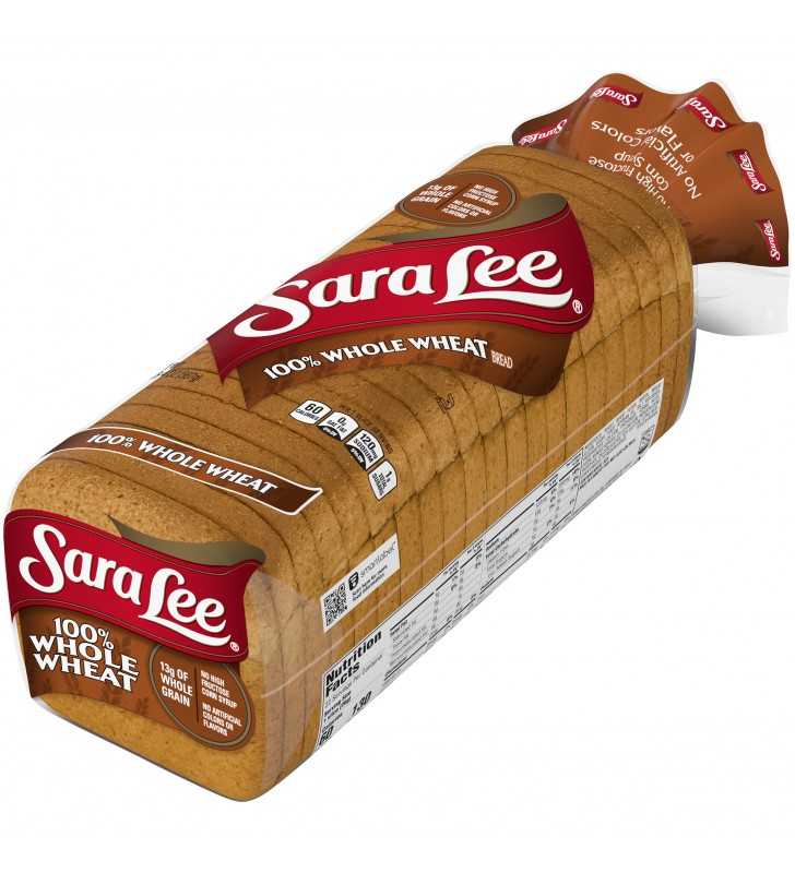 Sara Lee 100% Whole Wheat Bread, Made With Whole Grains, 22 Slices, 20 Oz