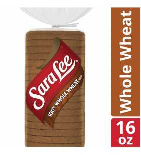 Sara Lee 100% Whole Wheat Bread, Made with Whole Grains, 18 slices, 16 oz