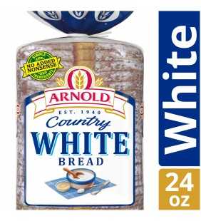 Arnold Country White Bread, Soft Texture & Homemade Taste, 24 oz