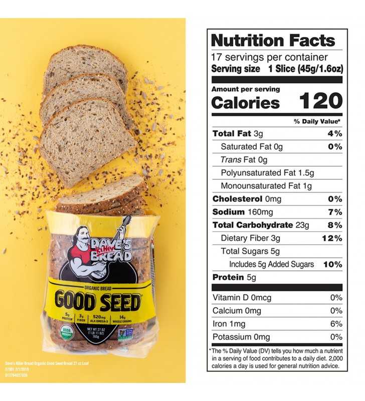 Dave's Killer Bread® Good Seed® Organic Bread 27 oz. Loaf