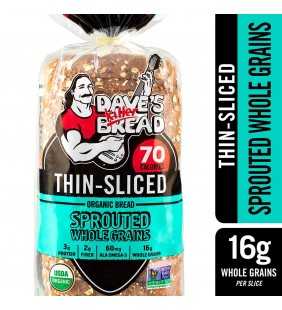 Dave's Killer Bread® Sprouted Whole Grains Thin Sliced Organic Bread 20.5 oz. Loaf