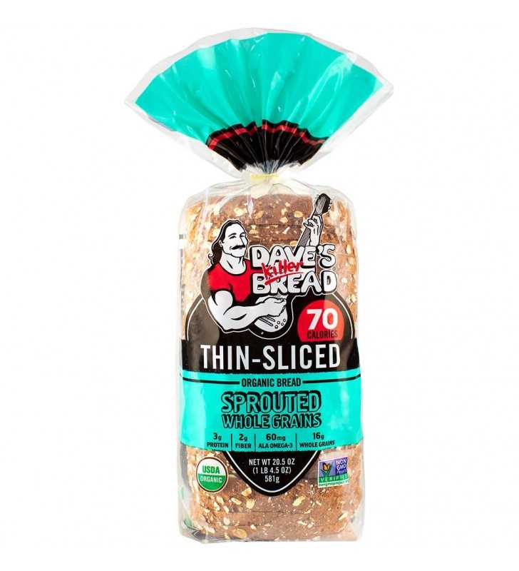 Dave's Killer Bread® Sprouted Whole Grains Thin Sliced Organic Bread 20.5 oz. Loaf