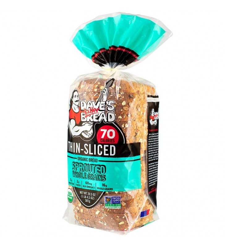 Dave's Killer Bread® Sprouted Whole Grains Thin Sliced Organic Bread 20 ...