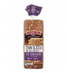 Pepperidge Farm Whole Grain Thin Sliced 15 Grain Bread, 22 oz. Bag